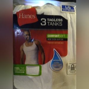 Two packs of tagless tanks.